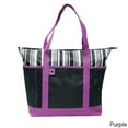 thumbnail image 5 of Blue Shopping Striped Tote Bag, 5 of 5