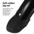 thumbnail image 2 of ibasenice 1 Set Road Bike Rear Mud Guard Black ABS Waterproof Design for Mountain Bikers, 2 of 8