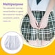 thumbnail image 5 of Extensores de camisa Sonducket Cola Irregular Blusa Desmontable Casual Suéter Dobladillo Ajustable Barrido Ropa Dobladillo inferior Vestidos blanco 5XL, 5 of 6