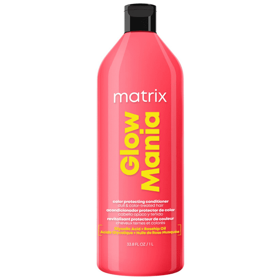 Matrix Glow Mania Color Protecting Conditioner Liter / 33.8 oz