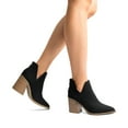 thumbnail image 6 of BURUDANI Women’s Chunky Heel Pointed-Toe Ankle Booties, 6 of 7