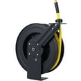thumbnail image 7 of Retractable Air Hose Reel, 1/2Inch x 50Ft Auto Rewind Hose-Reel, Heavy Duty Steel Air Hose Reel, Industrial Grade Rubber Hose,Black,19.00"Lx8.00"Wx20.00"H, 7 of 7
