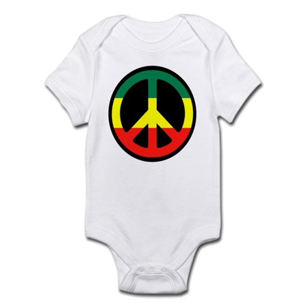

CafePress - Rasta Peace Infant Bodysuit - Baby Light Bodysuit