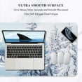 thumbnail image 3 of Large Mouse Pad, Full Desk XXL Extended Gaming Mouse Pad 35" X 15", Waterproof Desk Mat w/ Stitched Edges, Non-Slip Laptop Computer Keyboard Mousepad for Office and Home, Ice and Snow Design, 3 of 6
