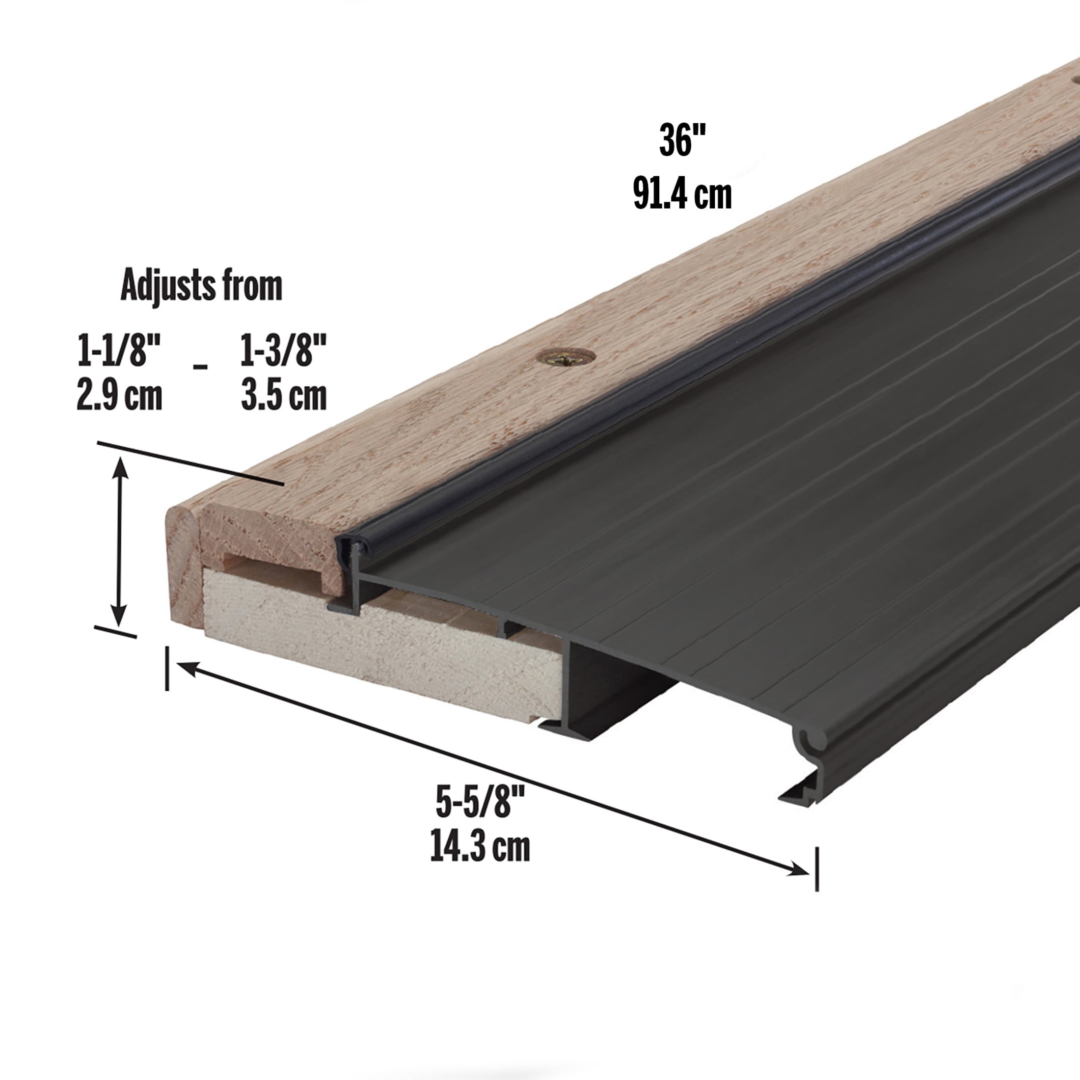 M-D Building Products 78634 5-5/8 in. x 1-1/8 in. x 36 in. Bronze