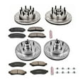 thumbnail image 3 of PowerStop Front and Rear Z23 Evolution Sport Carbon-Fiber Ceramic Brake Pad and Drilled & Slotted Rotor Kit Fits: FORD Select Models K5586, 3 of 10