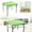 D, variant on Stretch elastic square polyester table cover resistant washable furniture protector for daily gatherings events