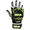 thumbnail image 3 of MRX MMA Grappling Gloves for Men Martial Arts Training Fighting Bag Glove Cage Fight Mitts (Black/Green, Medium), 3 of 4