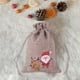 thumbnail image 5 of Bearachild 10 Uds. Bolsa de regalo de lino de Navidad, joyería de Papá Noel, bolsa de regalo de almacenamiento de dulces de Chocolate para niños, Kits de decoración para fiestas Numero 3 Bearachild HA042679-03, 5 of 6
