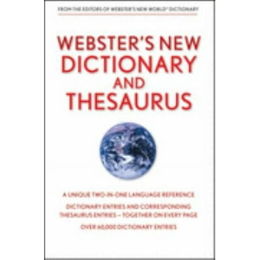 Pre-Owned Webster's New Dictionary and Thesaurus (Paperback) 0471799327 9780471799320