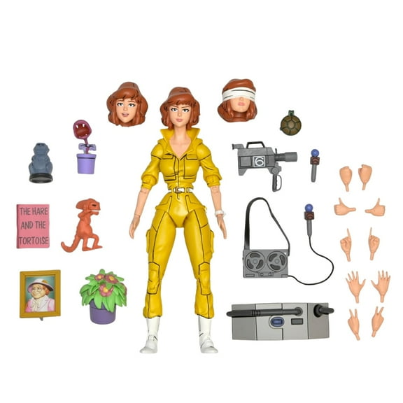 Teena Mutant Ninja Turtle - 7"Scale Ultimate April O'Neil Action Figure, Multicolor