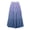 Light Blue, variant on Dianli Skirt Skorts Women's Printed A Line Long Skirt Elastic Waist Drawstring Pocketed Gradient Print Large Swing Lightweight Breathable Cotton Linen Pull On Skirt