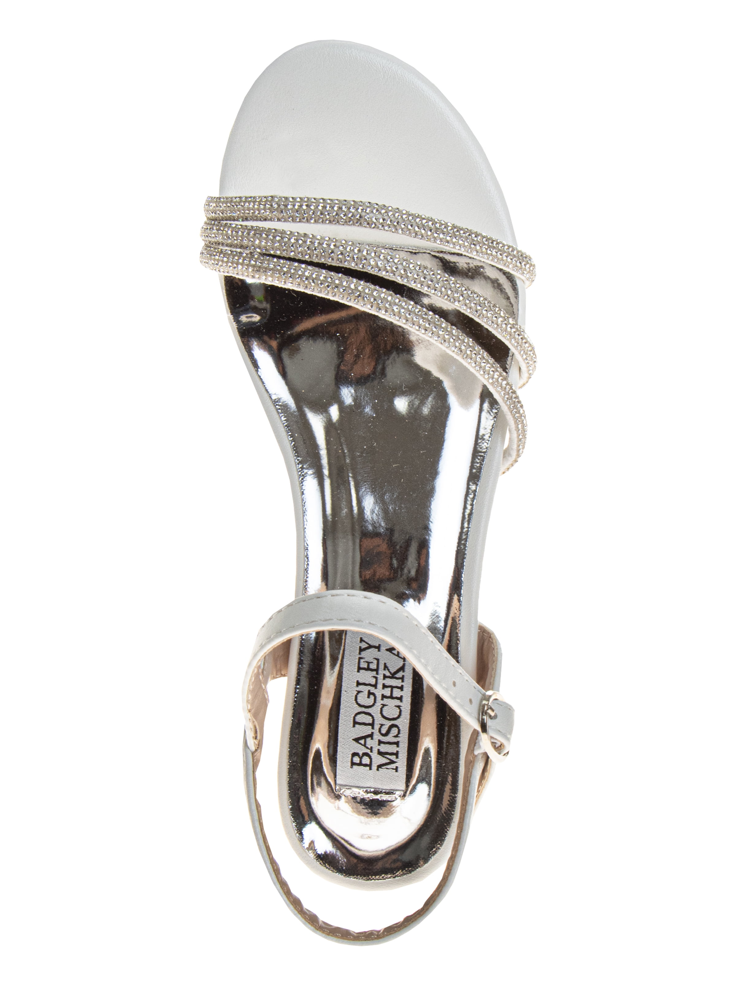 Badgley Mischka Little and Big Girls Embellished Heeled Sandal