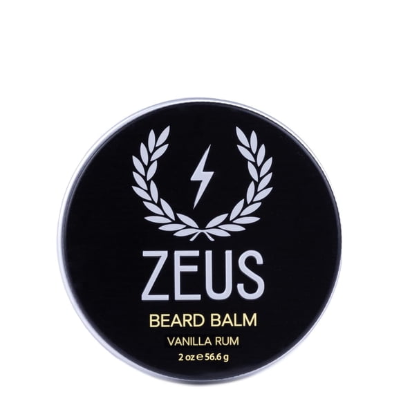 Bálsamo para barba ZEUS Natural, cera de abejas y manteca de karité, 60 ml, vainilla y ron