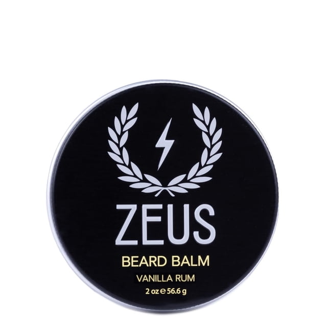 Bálsamo para barba ZEUS Natural, cera de abejas y manteca de karité, 60 ml, vainilla y ron