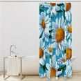 thumbnail image 2 of Daisy Waterproof Printed Shower Curtain Set with Hooks for Bathroom Decoration - Bathroom Curtains Included, 2 of 6