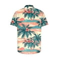 thumbnail image 5 of Cllios Hawaiian Shirts for Men Big and Tall Tropical Print Holiday Tops Regular Fit Cuban Collared Short Sleeve T-shirts Cotton Button Down Bowling Shirts S-5XL, 5 of 5
