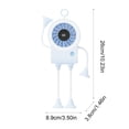 thumbnail image 3 of Vwrxbz USB Rechargeable Suction Cup Fan Portable Mini Desk Fan Digital Speed Display Adjustable Wind for Kitchen Office Bathroom, 3 of 8