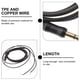 thumbnail image 2 of Cable de reparación de auriculares negro de 1,5 m de longitud, fabricado en TPE, con 30 núcleos de cobre libre de oxígeno semiacabada., 2 of 7