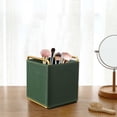 thumbnail image 6 of Pen Holder Leather Pen Desktop Stationery Storage Box Office Accessories Storage Box Home Large Capacity Pen Organizer for Desk with Drawer and Compartments for Pens Markers Rulers Sticky Notes, 6 of 7