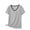 Black, variant on Summer Tops for Women V-Neck Short Sleeve Striped Basic Casual Vacation Beach Loose Tshirt, White S