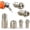 3mm (1/8") + 6mm (1/4"), variant on Angle Grinder Conversion Kit 3mm/6mm Dual Collet – Universal Straight Grinder Adapter For Carving & Polishing, 100-Tyle Angle Grinder Adapter for 5/8"‑11 Thread (3mm (1/8") + 6mm (1/4"))