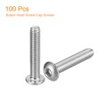 thumbnail image 3 of #10-32x1" Button Head Socket Cap Screws, 100 Pack 304 Stainless Steel Screws, 3 of 5