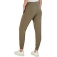 thumbnail image 3 of Sage Ladies' Pull On Jogger Pants Size: XL, Color: Brown, 3 of 4