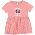 thumbnail image 3 of Inktastic Someone in Puerto Rico Loves Me Girls Baby Dress, 3 of 5