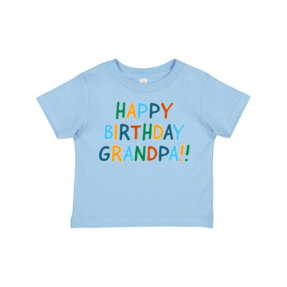 Inktastic Happy Birthday Grandpa Boys or Girls Toddler T-Shirt