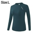 thumbnail image 2 of Womens Long Sleeve Workout Shirts-Plain Long Sleeve Tshirt for Women Yoga Sports T-Shirt Activewear with Thumb Hole, 2 of 6