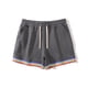 thumbnail image 2 of Cordón Atlético de Color Sólido para Hombre con Bolsillos, Pantalones Cortos Deportivos Casuales Elásticos para Hombres, 2 of 3