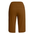 thumbnail image 4 of Summer Crop Pants,Women's Bermuda Long Shorts Knee Length Capris with Zipper Pockets Athletic Walking Athletic Casual Summer, 4 of 7