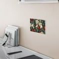 thumbnail image 5 of Yayeee Toggle Light Switch Wall Plate 3-Gang 6.37"x4.48" Decorative Outlet Cover, Christmas Blooms, 5 of 7