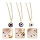 thumbnail image 3 of BRIGHTFUFU 3 unids turco malvado ojo collar unisex azul ojo encanto joyería collar regalo, 3 of 8