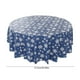 thumbnail image 3 of Mantel desechable de 213 cm/83,86 pulgadas para decoración navideña, redondo, impermeable, ideal para evitar manchas, ideal para regalar en fiestas, como mantel de plástico., 3 of 6