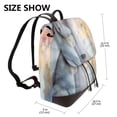 thumbnail image 2 of Ratiio The Cat Looks in the Mirror Pattern Womens Backpack Purse Leather Backpack Purse for Women Travel Fashion Backpack Designer Ladies Shoulder Bags, 2 of 4