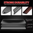 thumbnail image 3 of 4x Carbon Fiber Interior Door Armrest Panel Trim Cover For 2016-2020, 3 of 5