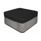 thumbnail image 1 of Square bathtub cover 210D very durable and waterproof - UV protection - 220 x 220 x 90 cm (L x W x H) - Black, 1 of 5