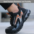 thumbnail image 3 of Safety Trainers Mens Steel Toe Cap Trainers Lightweight Safety Work Shoes Non-Slip Work Trainers Puncture Proof Shoes, 3 of 7