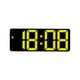 thumbnail image 5 of Reloj de escritorio digital con fecha y temperatura, moderno reloj electrónico de escritorio. Amarillo, 5 of 9