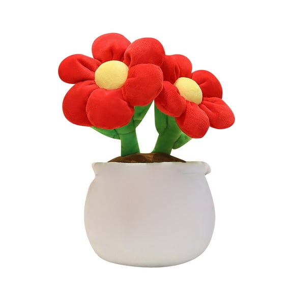 Realistic Potted Flower Plush Toy, Stuffed Animals Plush Toys, Plush Pillow Toys, Cute Plush Dolls, Christmas Gifts