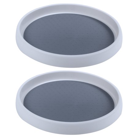 2X Rotary Flavoring Bottle Rack 360 Degree Rotating Spice Tray Kitchen ...