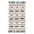 thumbnail image 3 of Unique Loom Mesa Collection Area Rug - Siphon (4' 1" x 6' 1" Rectangle Charcoal/Cream), 3 of 7