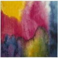 thumbnail image 6 of SAFAVIEH Watercolor Calista Abstract Colorful Area Rug, Green/Fuchsia, 5'3" x 7'6", 6 of 9