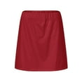 thumbnail image 4 of iopqo tennis skirt womens casual tennis skirt yoga sport active skirt shorts skirt midi skirt mini skirt red s, 4 of 6