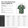 thumbnail image 5 of Balery Cartoon Turkey Camisa Casual de Manga Corta con Botones para Hombre, Texturizada, Estilo Cubano, para Playa, Verano-3X-Large, 5 of 5