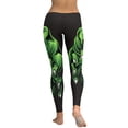 thumbnail image 4 of Slimer Ghostbusters Yoga Pants Women High Waisted Tummy Control Non See-Through Elastic Running Workout Yoga Leggings Pants, 4 of 7