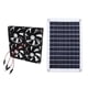 thumbnail image 3 of Ouitble Kit de Ventilador con energía Solar, Kit de Ventilador con energía Solar Panel de Silicona monocristalina Impermeable de 50 W con Ventilador de Escape de 4 Piezas de 12 cm y 10 W, 3 of 8