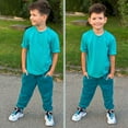 thumbnail image 6 of BIG ELEPHANT Boys Sweatpants, Cotton Sports Jogging Pants with Pockets and Drawstring, 3 pack (6-15Y), 6 of 11